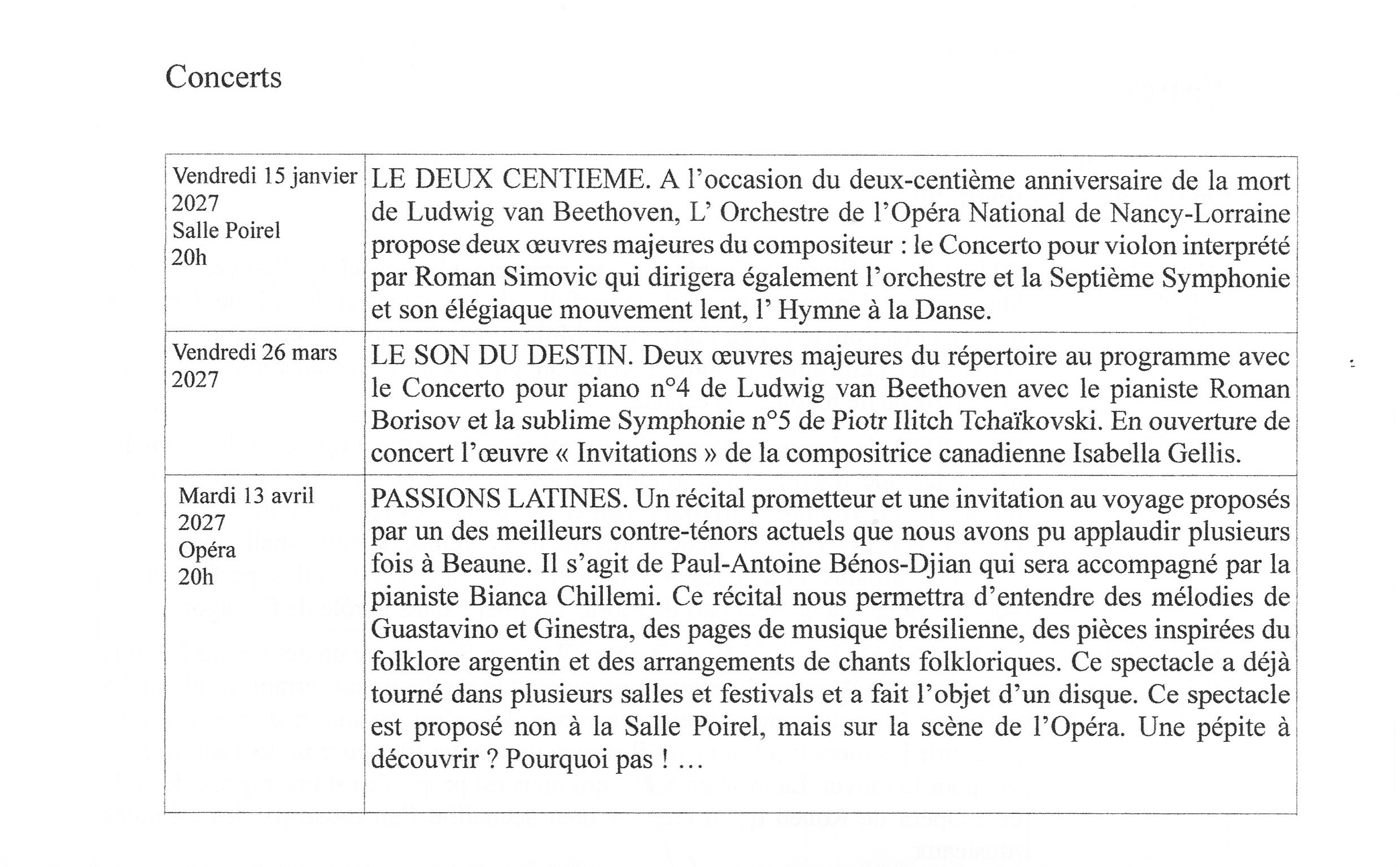 Nancy 26 27 concerts bis